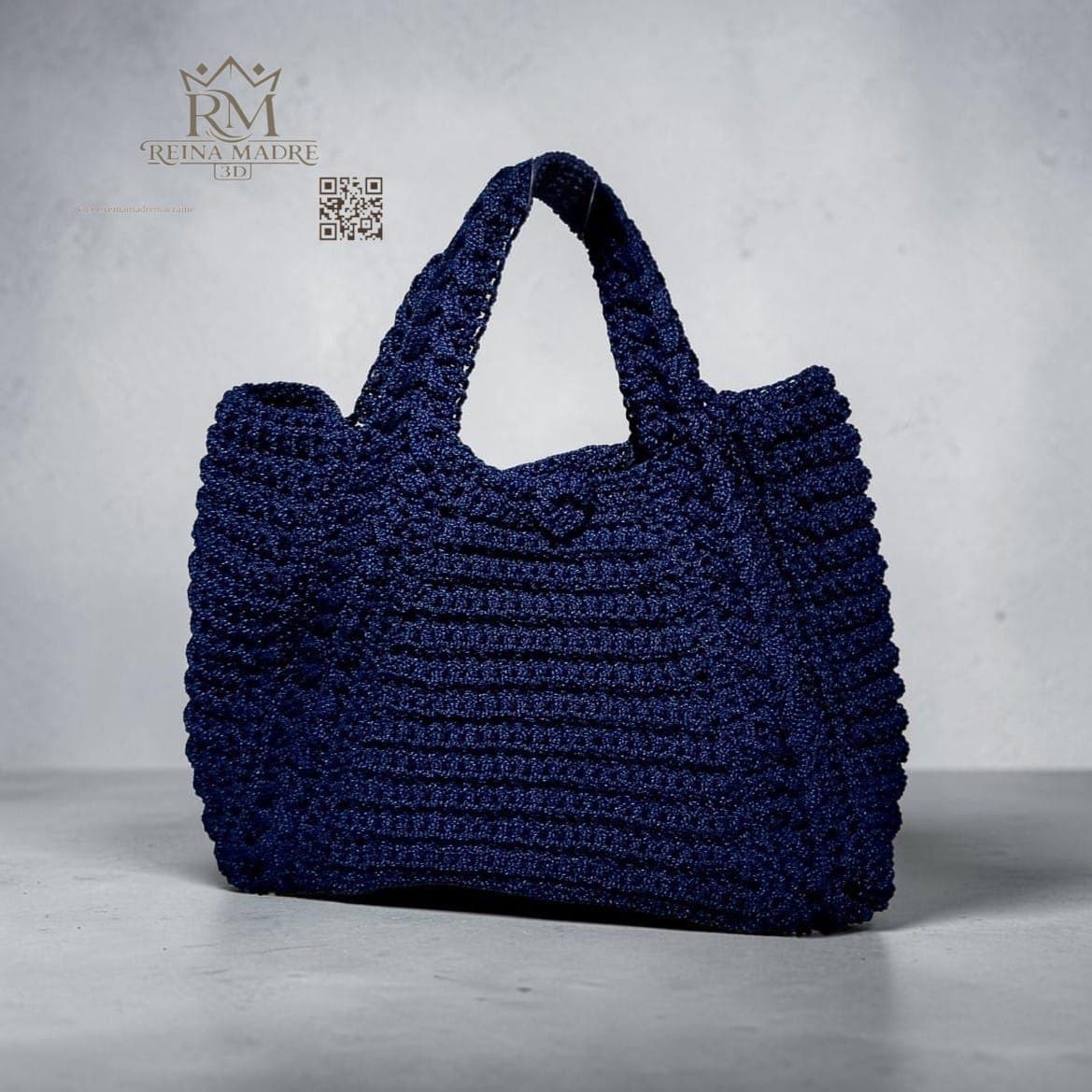 Cartera de Mano Azul 